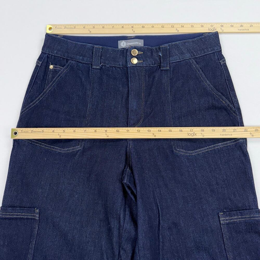 Madewell Dark Blue Wide Leg Jeans - Picture 11 of 14